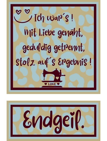 Bügelbild Heritage Row Leo